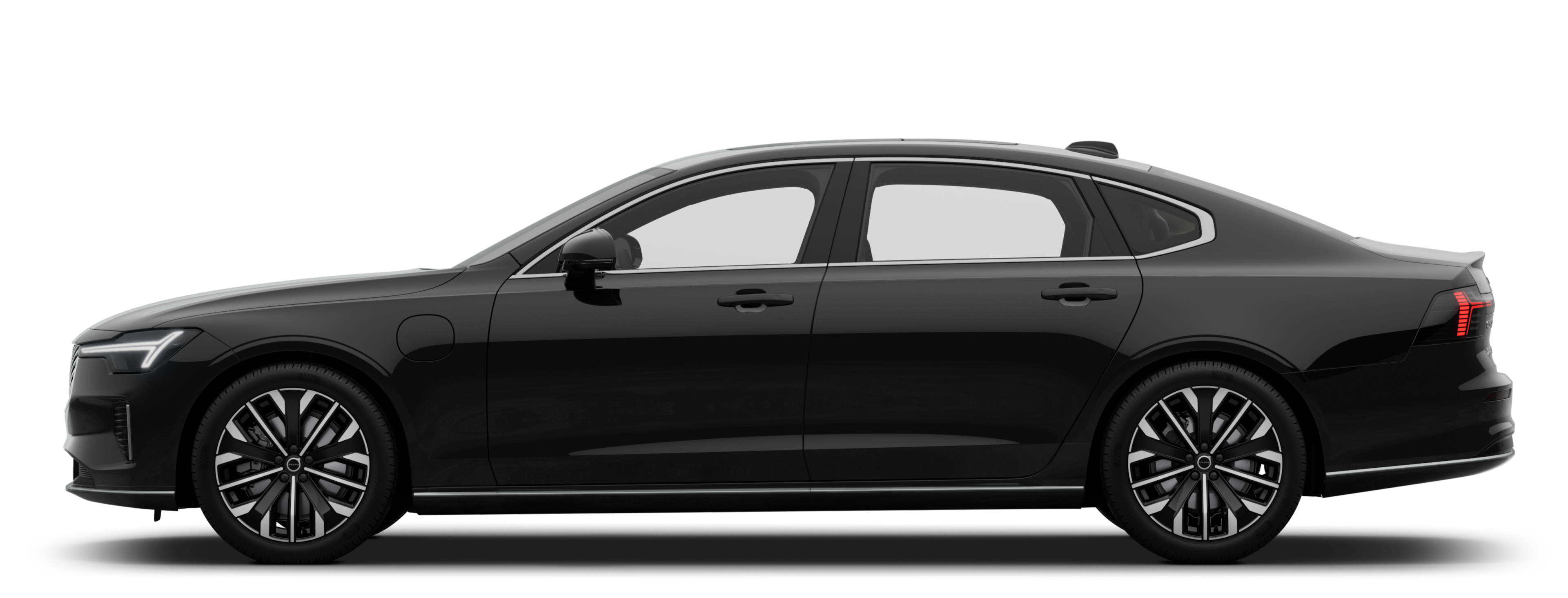 S90 插电式混合动力侧视图