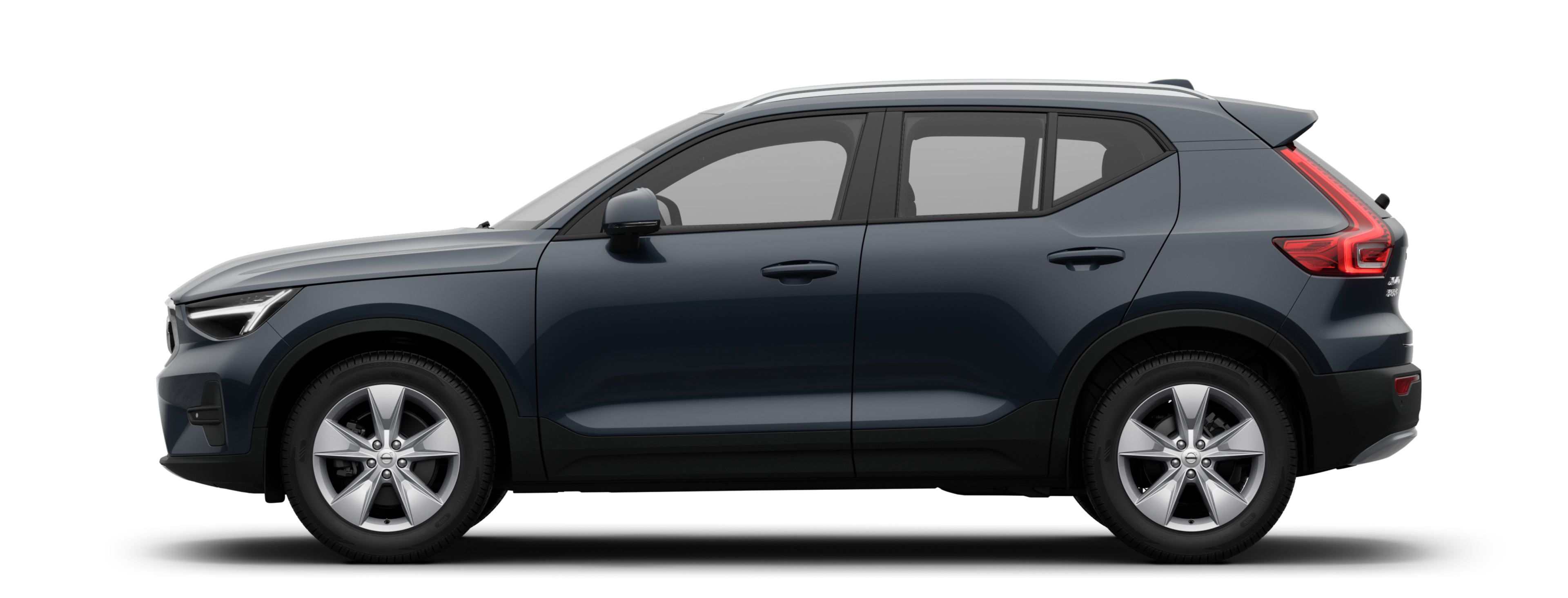 XC40 轻度混合动力侧视图