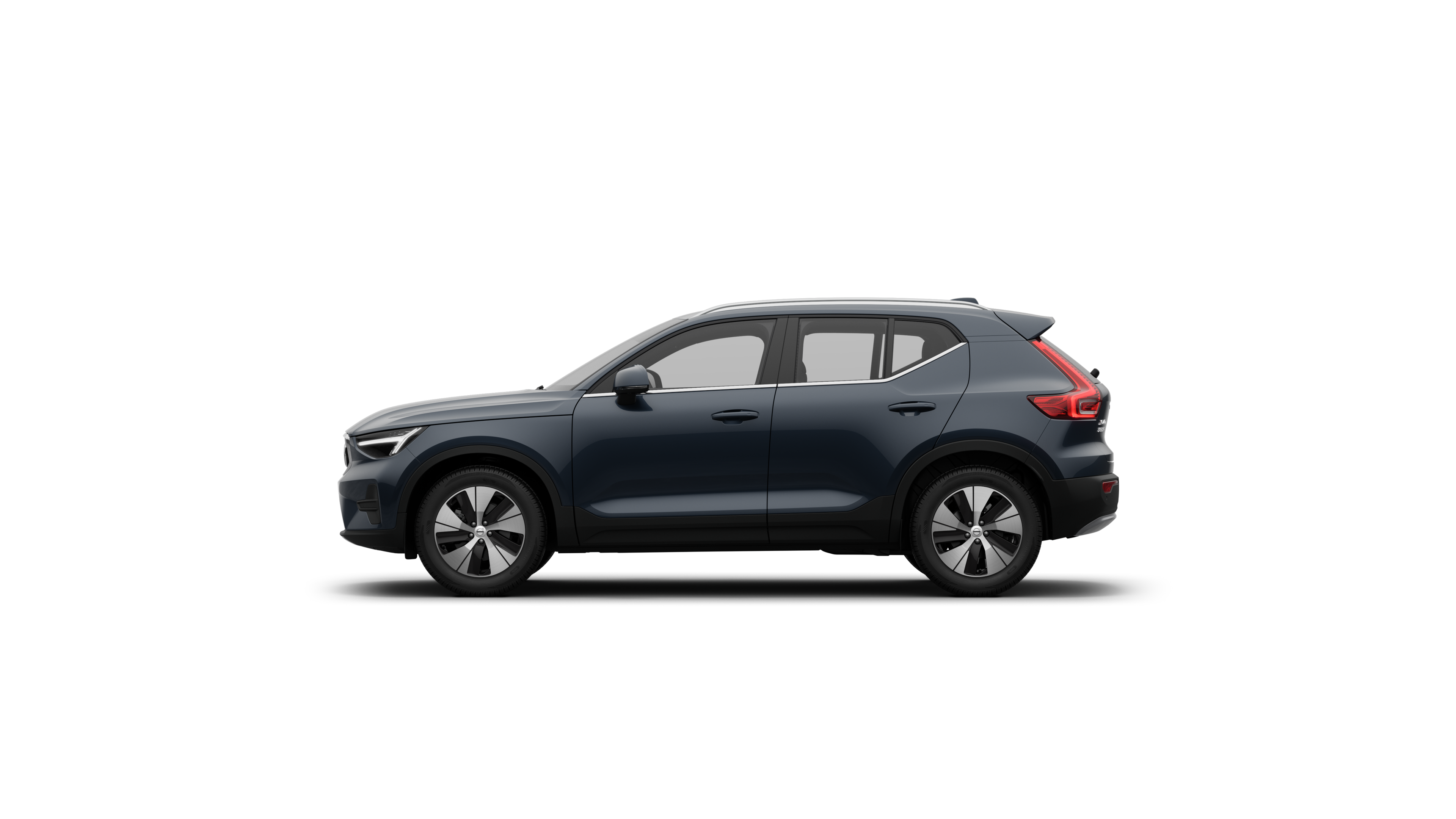 XC40 轻度混合动力侧视图
