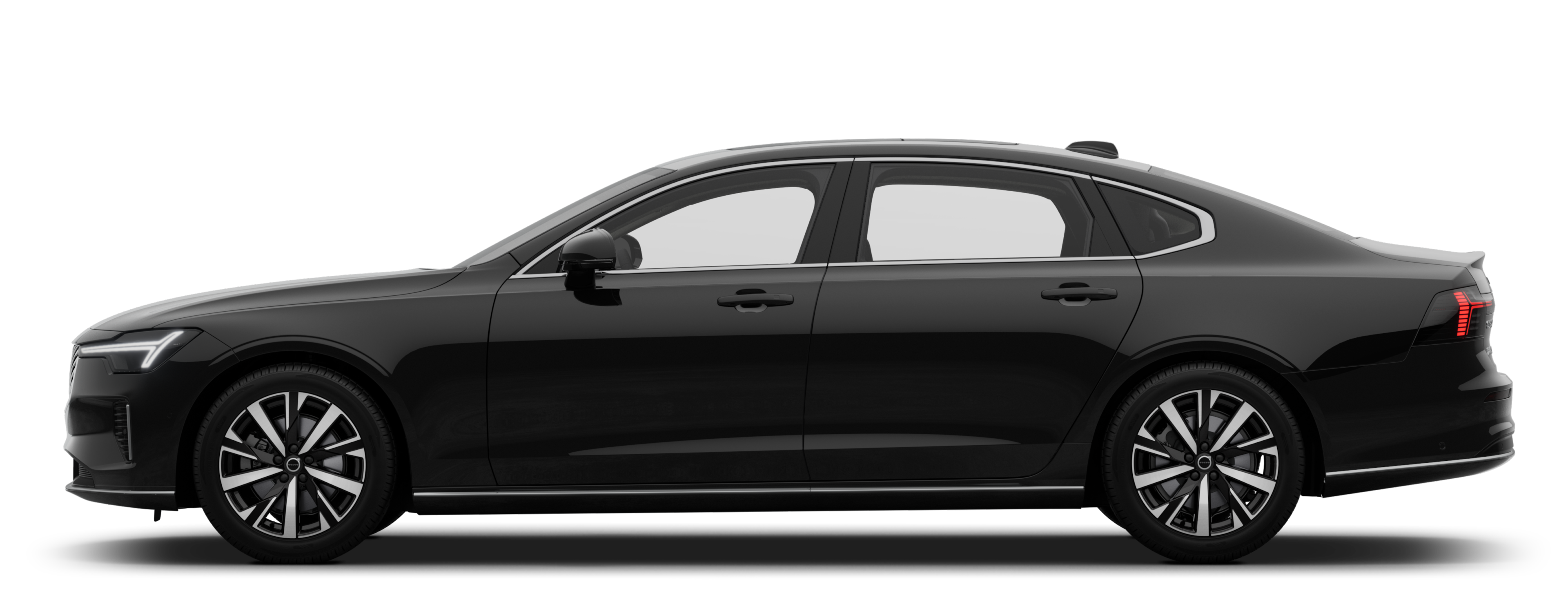 S90 轻度混合动力侧视图